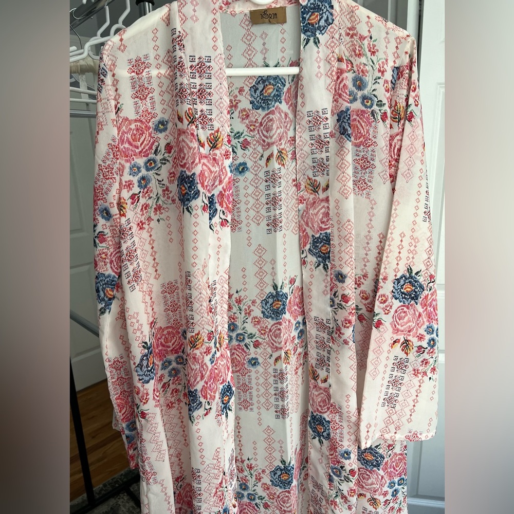 JORJA Kimono ,Duster large Floral print